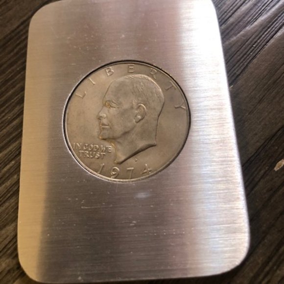 1974 D Ike Eisenhower one silver dollar coin - Picture 1 of 4